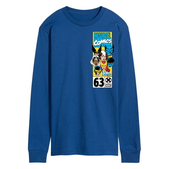 X-Men - Xmen Heads Box Long Sleeve Graphic T-Shirt