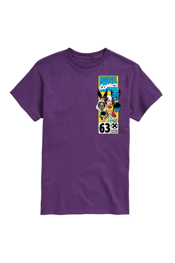 - Xmen Heads Box Short Sleeve Graphic T-Shirt