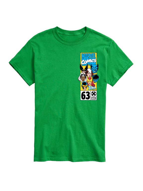 - Xmen Heads Box Men's Short Sleeve Graphic T-Shirt
