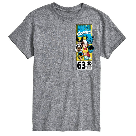 X-Men - Xmen Heads Box Short Sleeve Graphic T-Shirt