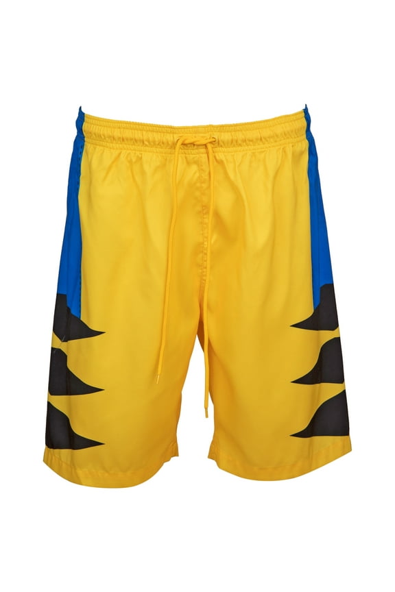 X-Men's Wolverine Character Costume Board Shorts-Small (28-30)