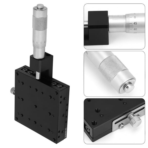 X Micrometer Manual FinE tuning Cross Roller Precision Linear Stages 80*80mm