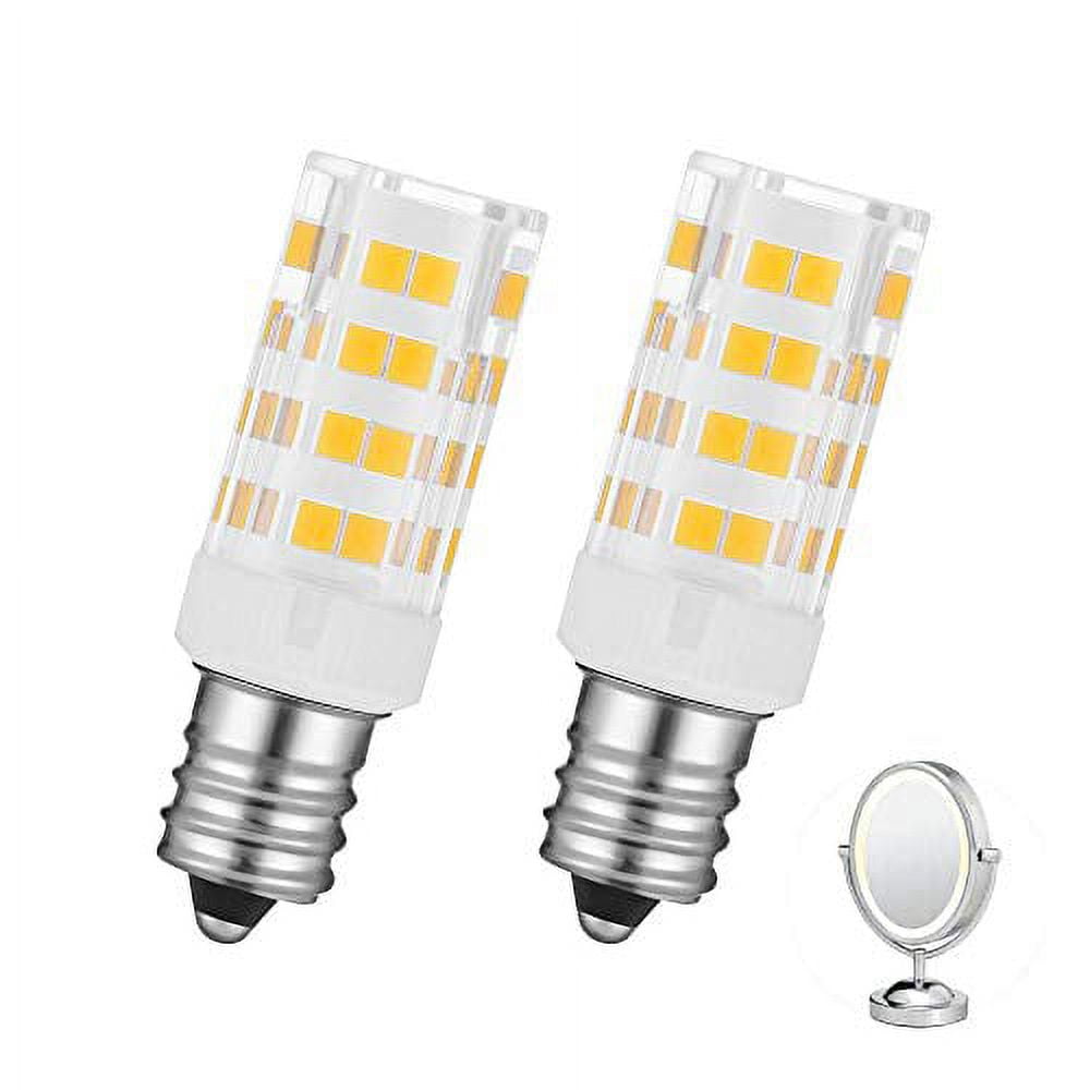 XMolin T Type LED Light Bulb Mirror Bulbs, Soft Warm White 3K,Make Up