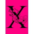 thumbnail image 1 of X: Monogram Initial Notebook: Customized Monogrammed Lined Gift Journal, (Paperback), 1 of 1