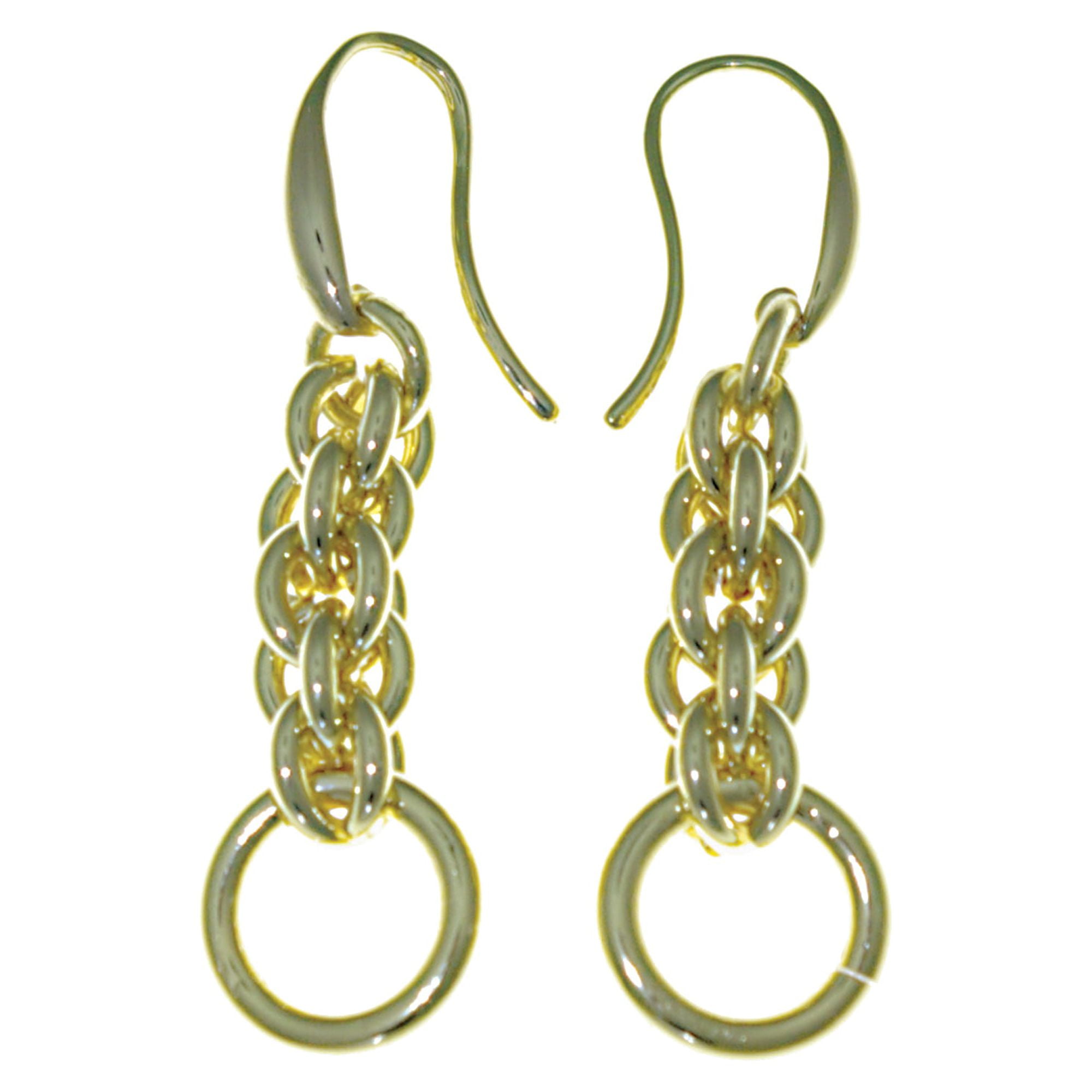 X & O 18KT GEP Interlock Earring ***