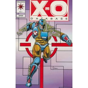 X-O Database #1 VF ; Valiant Comic Book