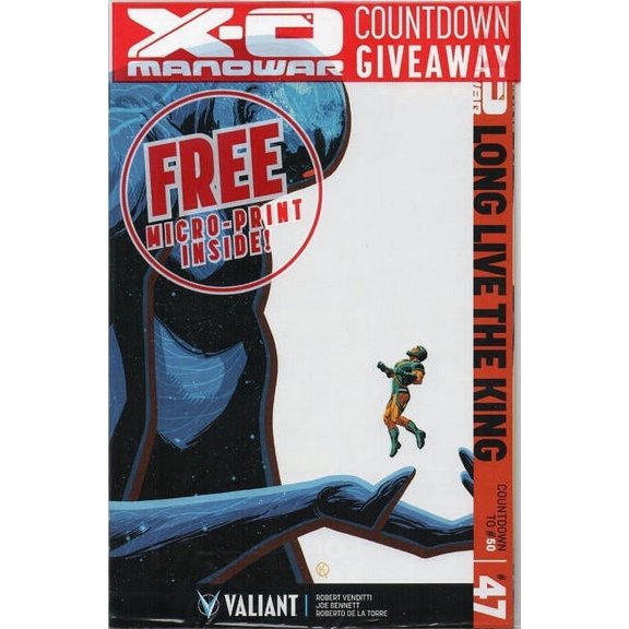 X-O Manowar (3rd Series) #47A (in bag) VF ; Valiant Comic Book