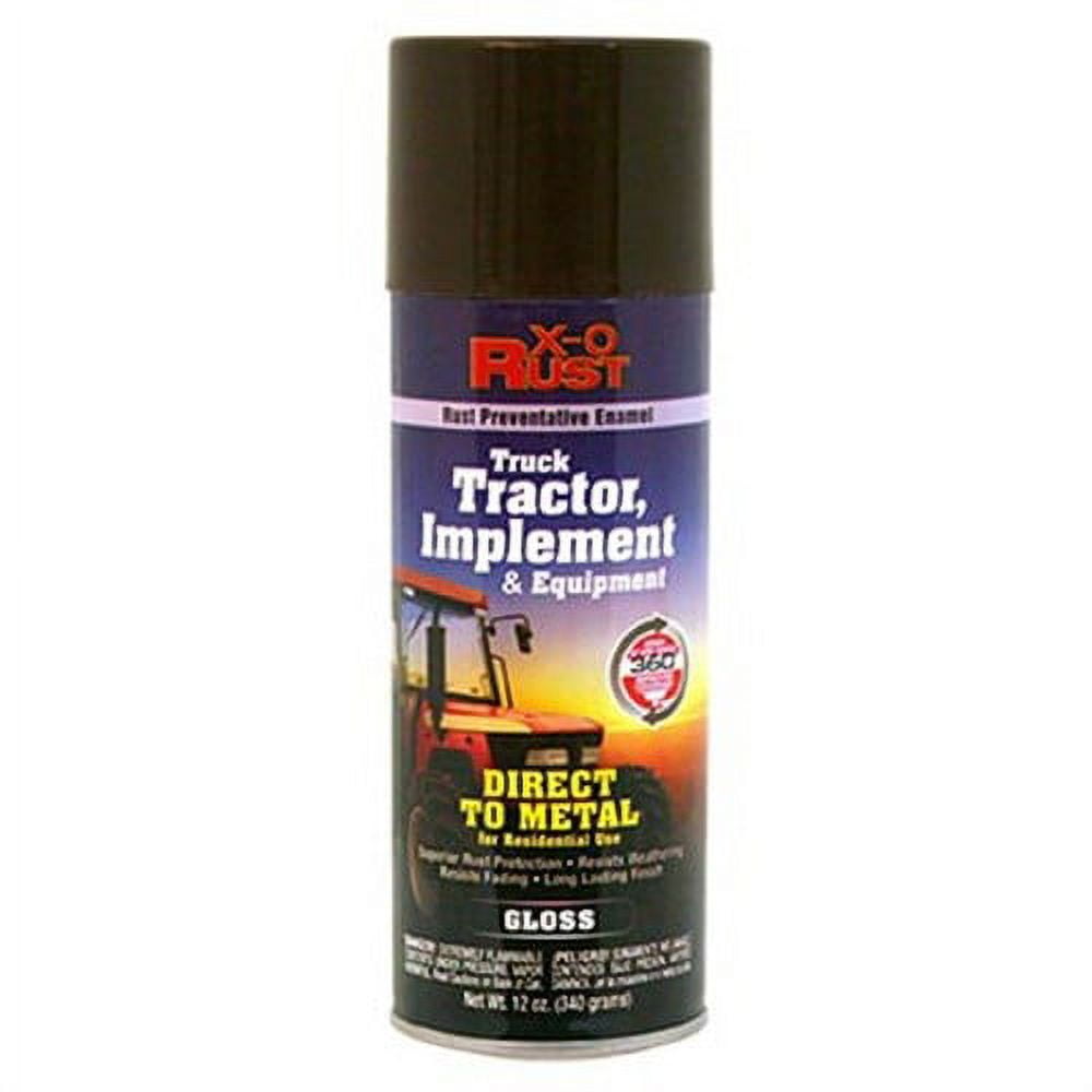 X-O Rust TTA11-AER Rust-Preventative Spray Paint & Primer, Direct-to-Metal, Truck, Tractor, Implement & Equ - Quantity 1