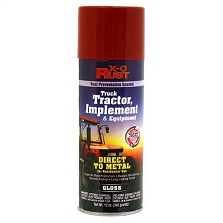 X-O Rust TTA17-AER Rust-Preventative Spray Paint & Primer, Direct-to-Metal, Truck, Tractor, Implement & Equ - Quantity 1