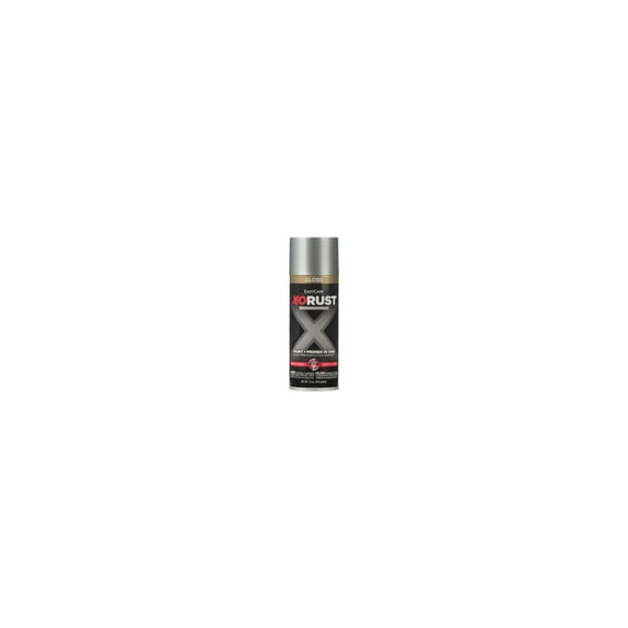 X-O Rust XOP10-AER Anti-Rust Enamel Spray Paint & Primer, Aluminum, 10 oz. - Quantity 1
