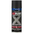 thumbnail image 1 of X-O Rust XOP18-AER 12 oz Can of Satin Black Anti-Rust Enamel Spray Paint, 1 of 1