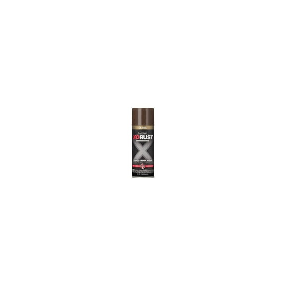 X-O Rust XOP20-AER Anti-Rust Enamel Spray Paint & Primer, Seal Brown Gloss, 12 oz. - Quantity 6