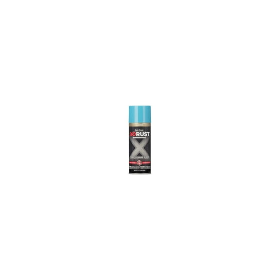 X-O Rust XOP25-AER Anti-Rust Enamel Spray Paint & Primer, Light Blue Gloss, 12 oz. - Quantity 1