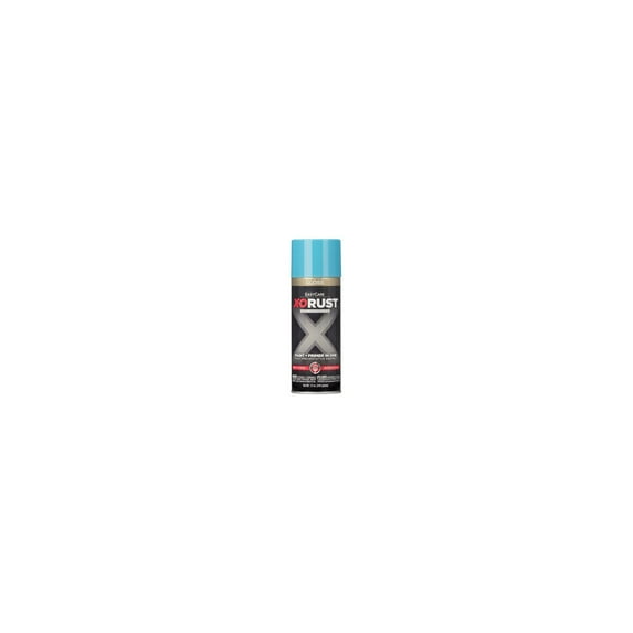 X-O Rust XOP25-AER Anti-Rust Enamel Spray Paint & Primer, Light Blue Gloss, 12 oz. - Quantity 1