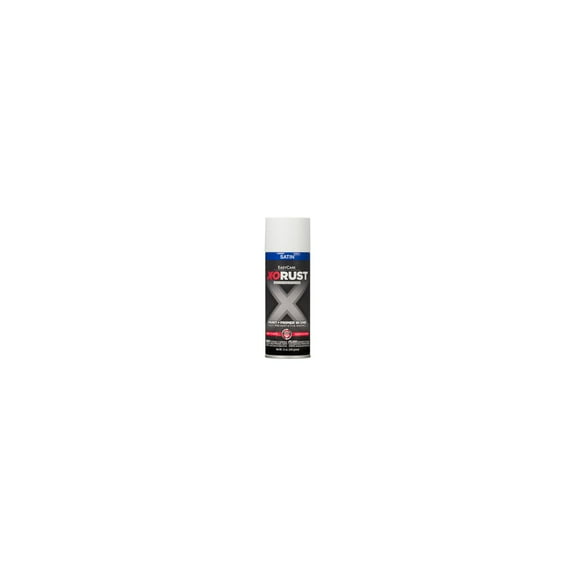 X-O Rust XOP31-AER Anti-Rust Enamel Spray Paint & Primer, White Satin, 12 oz. - Quantity 6