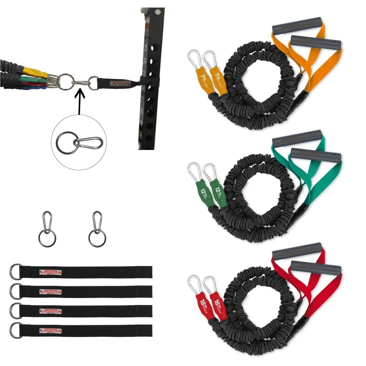 X-Over Cable Crossover Style Band Rack Home Gym- Intermediate 1