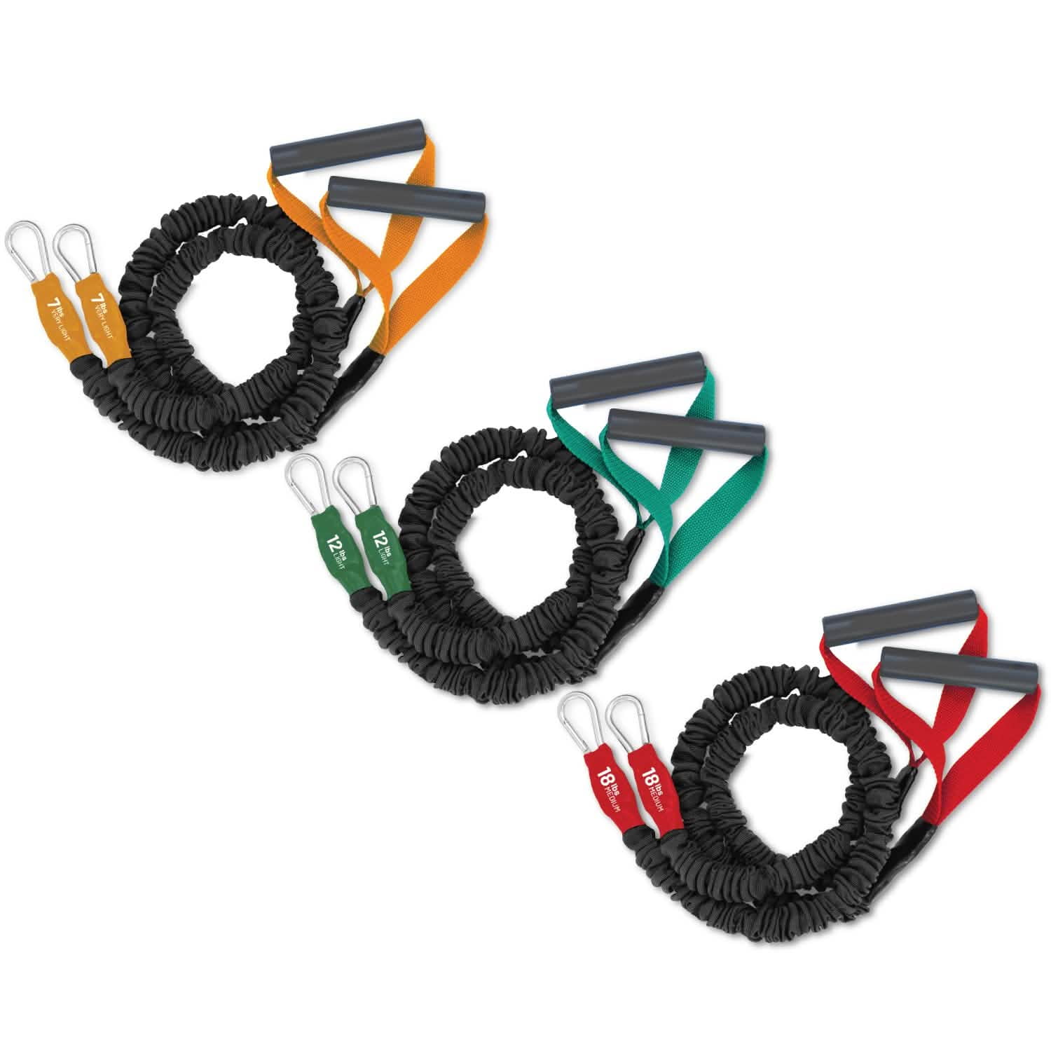X-Over Resistance Bands 3-Pack (7lb/12lb/18lb)