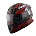 thumbnail image 1 of X-PRO Helmet Motorcycle Full Face Helmet! Adult Helmets, Street Bike Helmet, DOT Approved,Red, 1 of 5