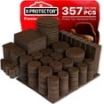 thumbnail image 1 of X-Protector Felt Furniture Pads - 357 Pcs Brown - Felt Pads for Furniture Feet - Protect Hard Floors, 1 of 7