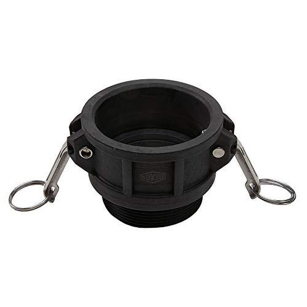 X PVC Camlock Plastic Hose Coupler Type B Female Cam Lock Hose Adapter Male Threaded NPT