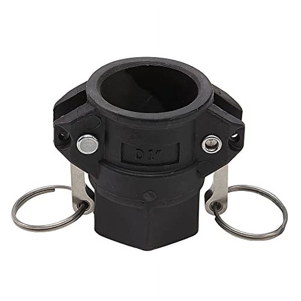 X PVC Camlock Plastic Hose Coupler Type D Female Cam Lock Hose Adapter Female Threaded NPT