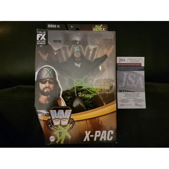 X-Pac Signature WWE Legends Elite Action Figure Series 15 JSA COA DX NWO WWF