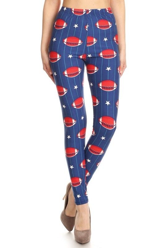XPlus Size American Football Leggings