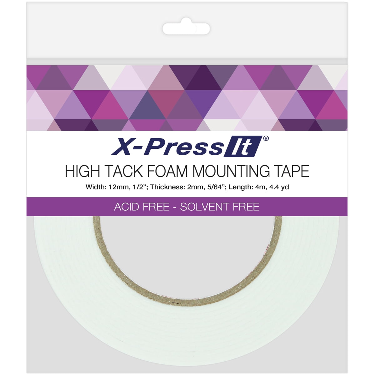 X-Press It High Tack Foam Mounting Tape, .5