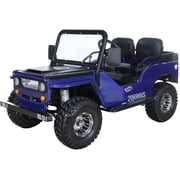 X-Pro 125cc Jeep Go Kart, 3-Speed Semi-Automatic Transmission w/Reverse, Big 18 Aluminum Rim Wheels
