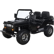 X-Pro 125cc Jeep Go Kart, 3-Speed Semi-Automatic Transmission w/Reverse, Big 18 Aluminum Rim Wheels