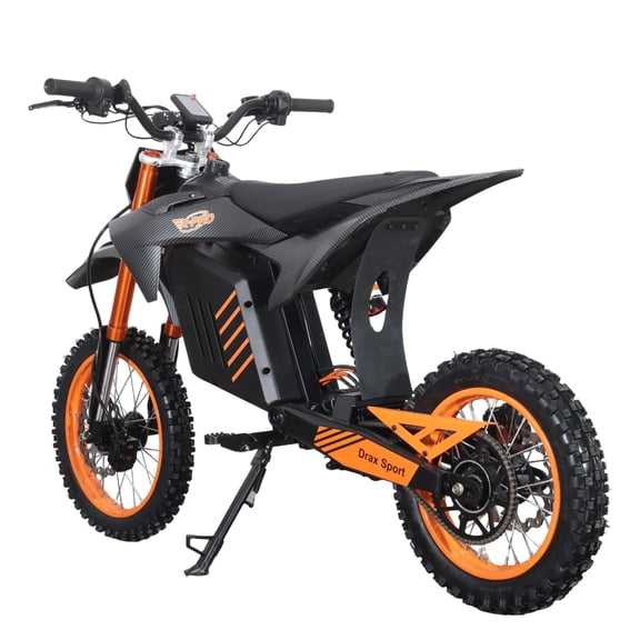 X-Pro 2000W Electric Dirt Bike Drax Sport for Teens Adults 48V, 14"/12" Wheels!(Orange)