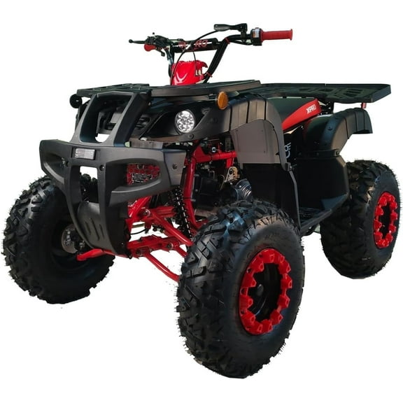 X-Pro 200 ATV Quad Full Size 4 Wheeler Utility Adult ATV, Automatic Transmission Reverse Big Wheel