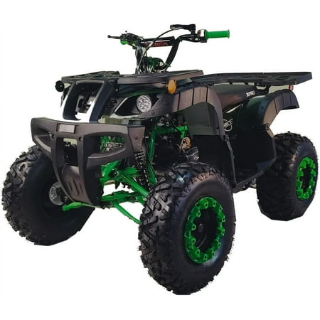 X-Pro 200 ATV Quad Full Size 4 Wheeler Utility Adult ATV, Automatic Transmission Reverse Big Wheel