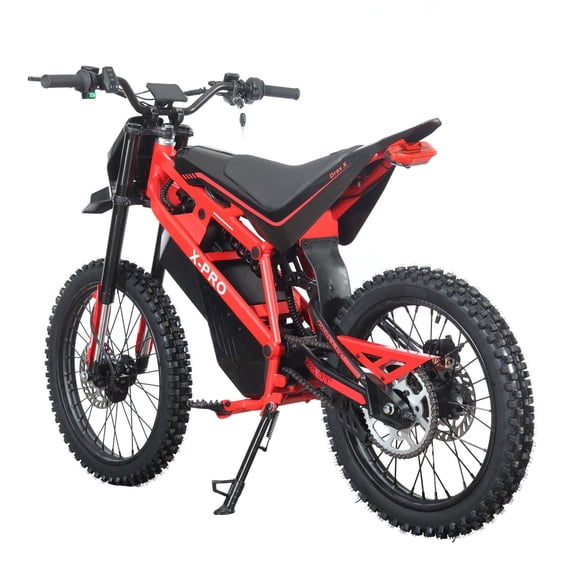 X-Pro 4200W Electric Dirt Bike Drax X for Teens Adults with 19"/17" Wheels, Front LED Light!(Red)