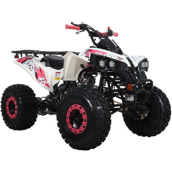 X-Pro Brand New 125cc Gas ATV, Automatic Transmission w/Reverse Electric Start Big 19"/18" Tires
