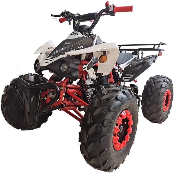 X-Pro Brand New 125cc Gas ATV with Automatic Transmission w/Reverse, LED Headlights Big 19"/18" Tires