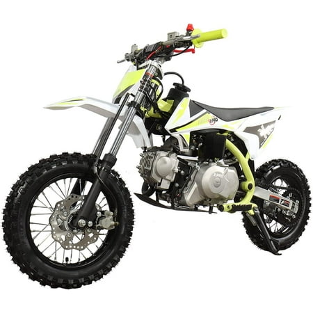 X-Pro Brand New 110cc Dirt Bike, Automatic Transmission Electric Start Chain Drive 12"/10" Wheels