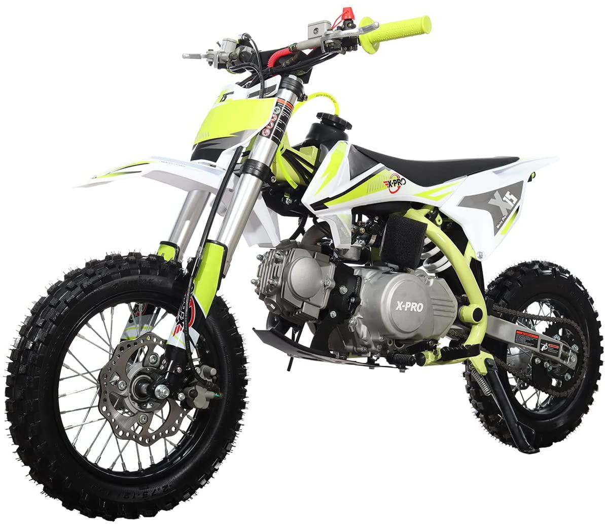 XPro Brand New 110cc Dirt Bike, SemiAutomatic Transmission Kick Start