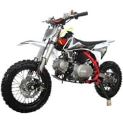 X-Pro Brand New 110cc Dirt Bike, Semi-Automatic Transmission Kick Start Chain Drive 12"/10" Wheels