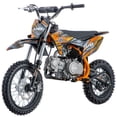 thumbnail image 1 of X-Pro Brand New 110cc Dirt Bike Pit Bike, with Semi-Automatic Transmission, Kick Start, Big 14"/12" Tires!, 1 of 4