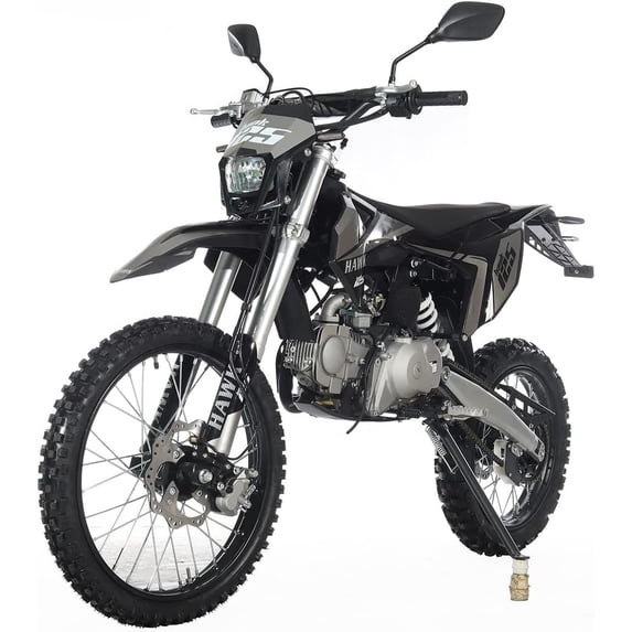X-Pro Brand New 125cc Dirt Bike, All Lights 4 Manual Transmission Electric/Kick Start, 19"/16" Tires