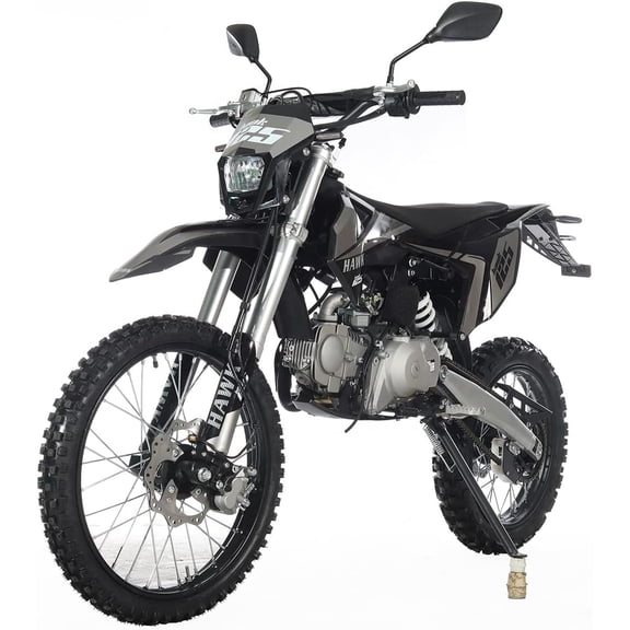 X-Pro Brand New 125cc Dirt Bike, All Lights 4 Manual Transmission Electric/Kick Start, 19"/16" Tires