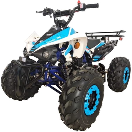 X-Pro Brand New 125cc Gas ATV with Automatic Transmission w/Reverse, LED Headlights Big 19"/18" Tires