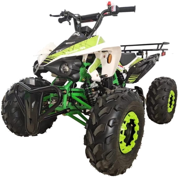 X-Pro Brand New 125cc Gas ATV with Automatic Transmission w/Reverse, LED Headlights Big 19"/18" Tires