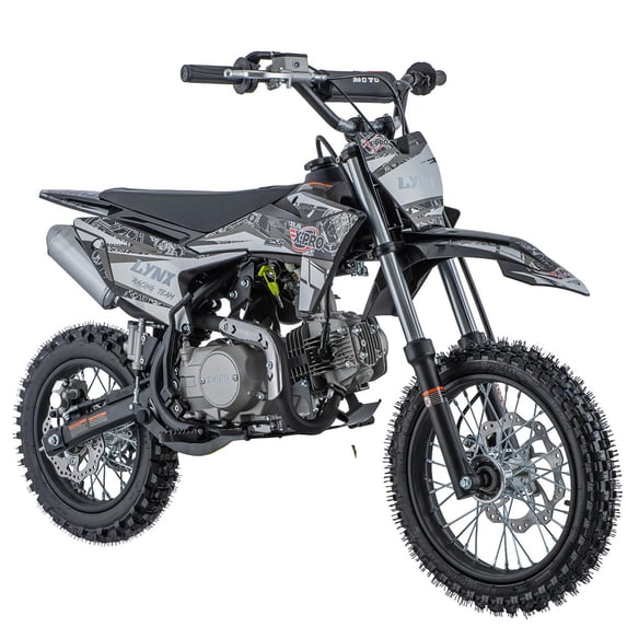 X-Pro Brand New 125cc Gas Pit Dirt Bike with 4-Speed Manual Transmission, Kick Start, 14"/12" Tires!