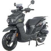 X-Pro Brand New 150cc Gas Moped Scooter, 12" Aluminum Wheels Electric/Kick Start