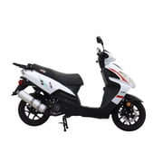X-Pro Brand New 150 Gas Moped Scooter, 13" Aluminum Wheels, Electric/Kick Start Large Headlights!