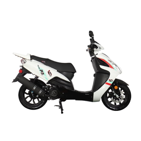 X-Pro Brand New 150 Gas Moped Scooter, 13" Aluminum Wheels, Electric/Kick Start Large Headlights!