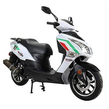 X-Pro Brand New 150cc Gas Moped Scooter, 13" Aluminum Wheels, Electric/Kick Start Large Headlights!
