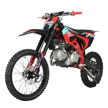 X-Pro Brand New 150cc Gas Pit Dirt Bike, 4 Manual Transmission Electric/Kick Start 19"/16" Tires